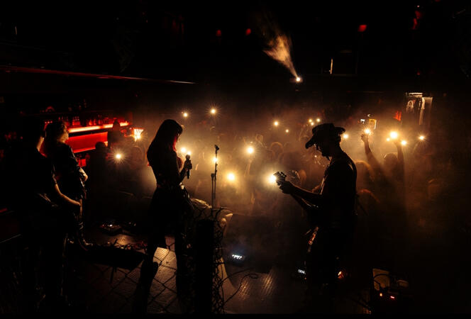 Harmonic Rage during their second live performance at Temple, Athens. Harmonic Rage during their second live performance at Temple, Athens.